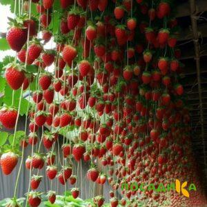 Клубника ампельная Анастасия купить по цене от 370р. в интернет-магазине «Посадика» с доставкой почтой в в Гремячинске и по всей России – [изображение №1].